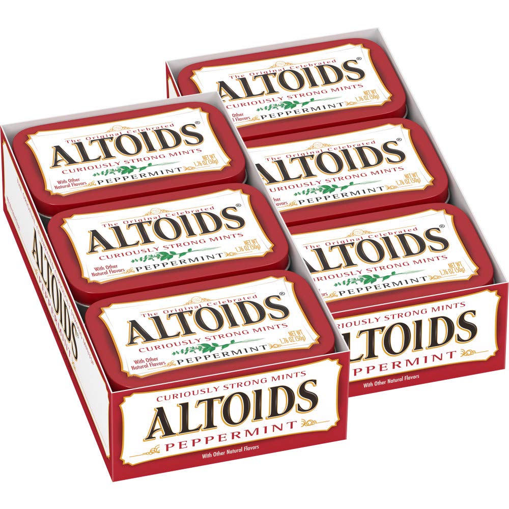 Altoids Classic Peppermint Breath Mints, 1.76 Ounce (Pack of 12)